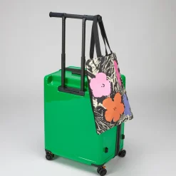 Square Expandable Suitcase with TT Handle - Checked