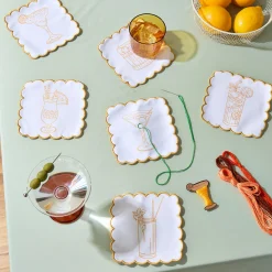 Stitch Your Own Cocktail Napkins - Set of 6