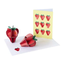 Strawberry Pop-Out Greeting Card