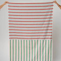 Striped Cotton Tablecloth