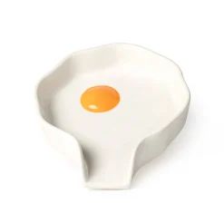 Sunny Side Up Egg Stoneware Spoon Rest