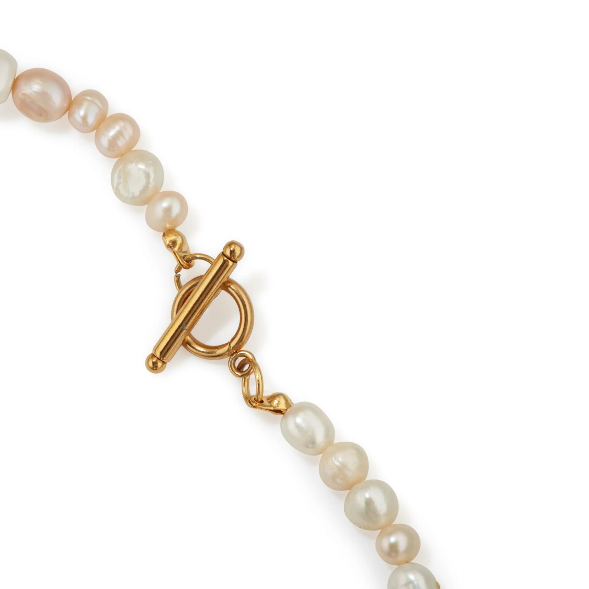 Suplais Pearl And Recycled Glass Flower Necklace