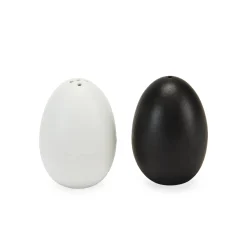 Surrealist Egg Porcelain Salt and Pepper Shakers - Set of 2