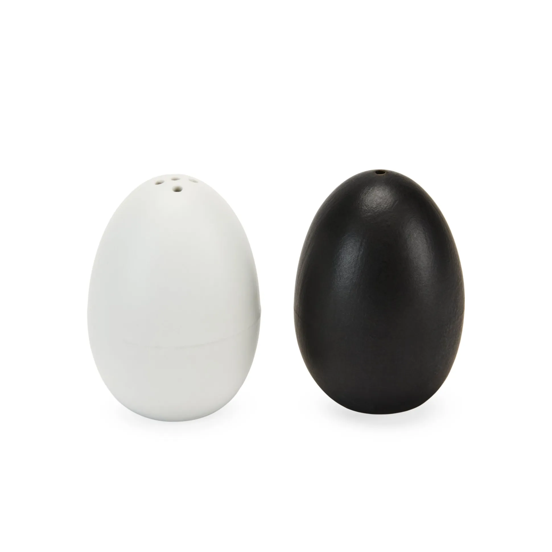 Surrealist Egg Porcelain Salt and Pepper Shakers - Set of 2