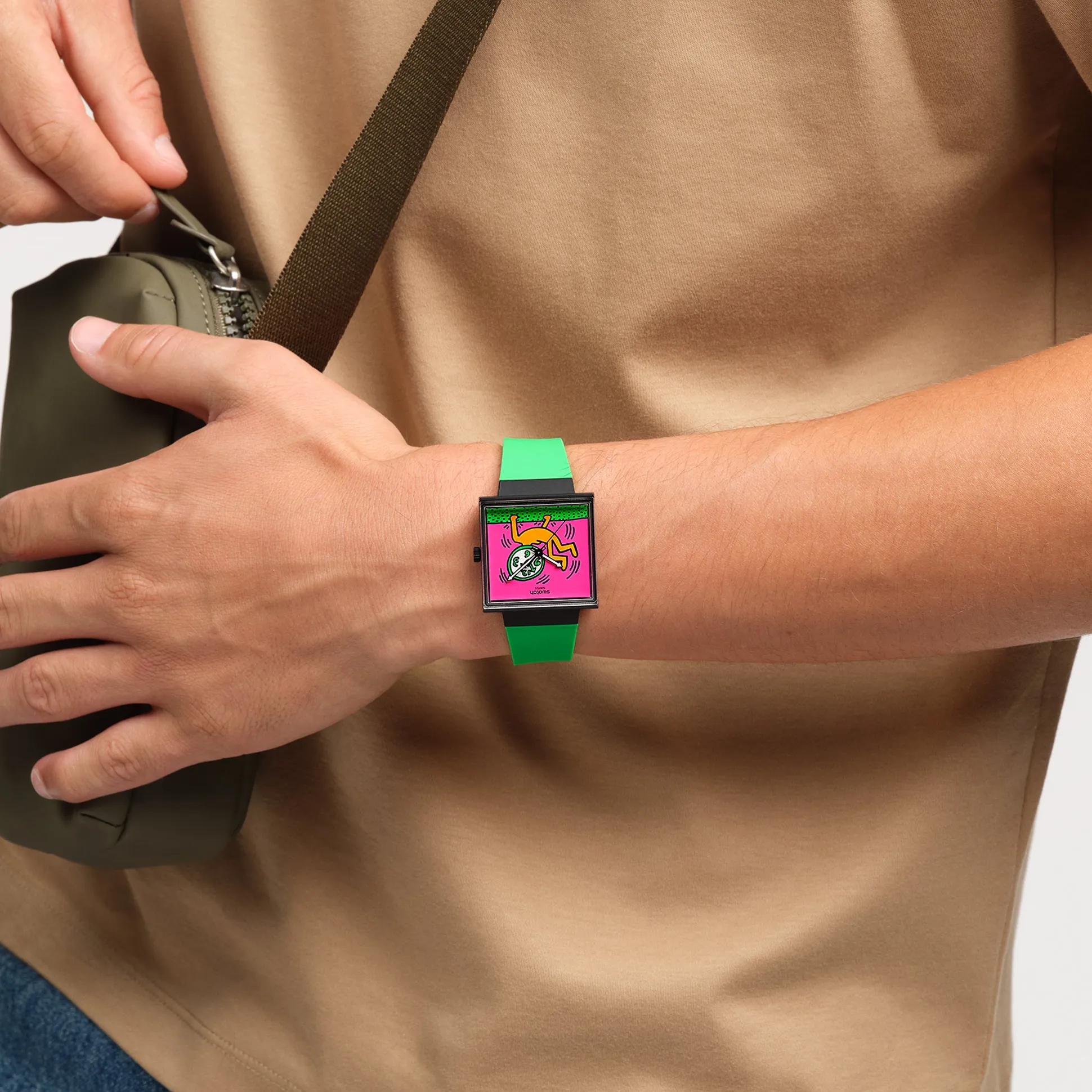 Swatch Keith Haring Breaks Off Watch