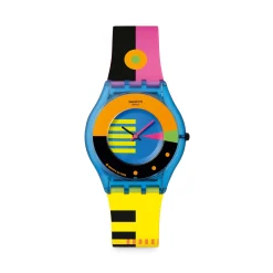 Swatch Neon Flumotions Watch