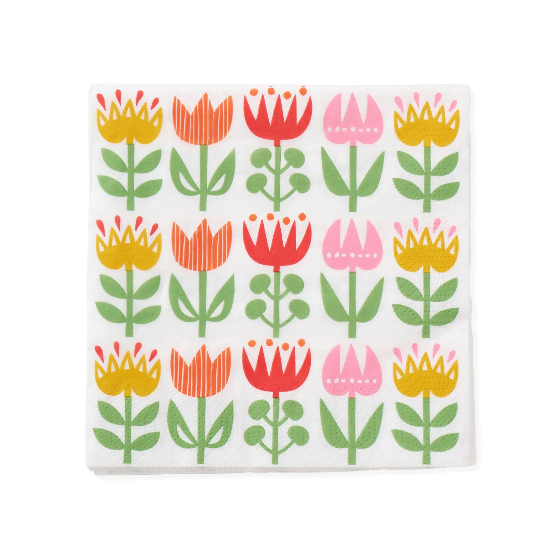 Swedish Tulip Paper Napkins - Set of 20