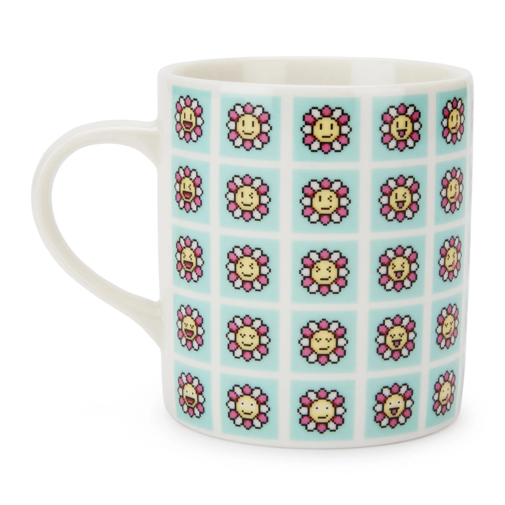 Takashi Murakami Ceramic Flower Mug