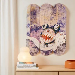 Takashi Murakami 727 Skateboard Triptych