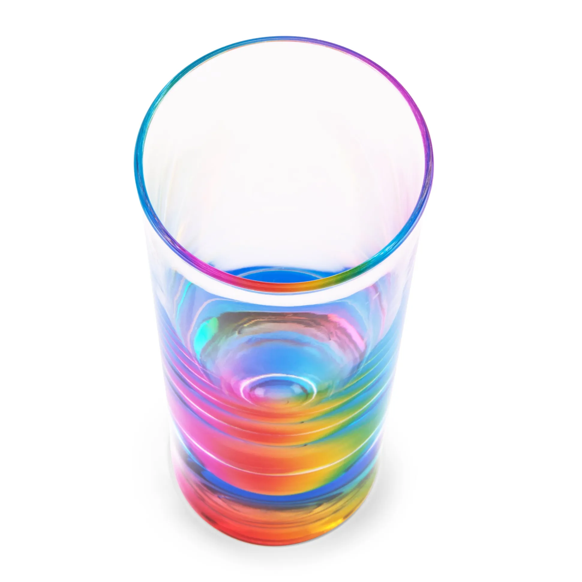 Teardrop Rainbow Acrylic Tumbler