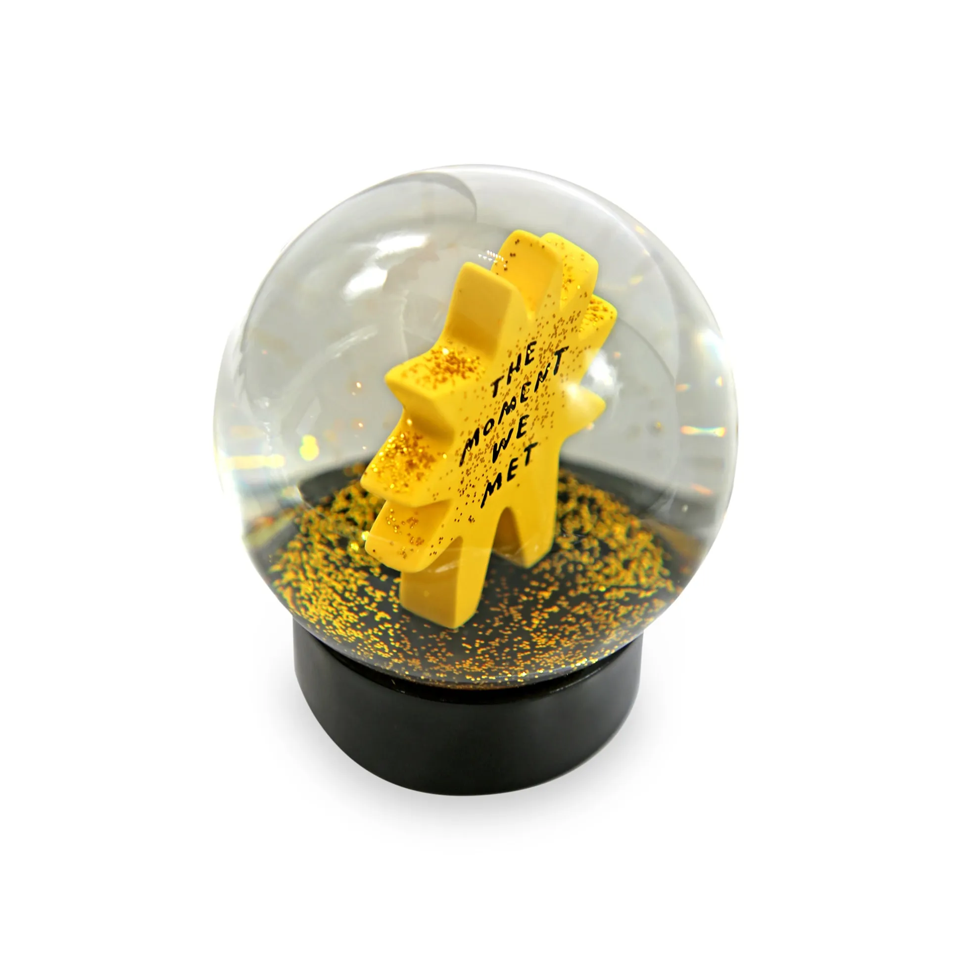 The Moment We Met Snow Globe