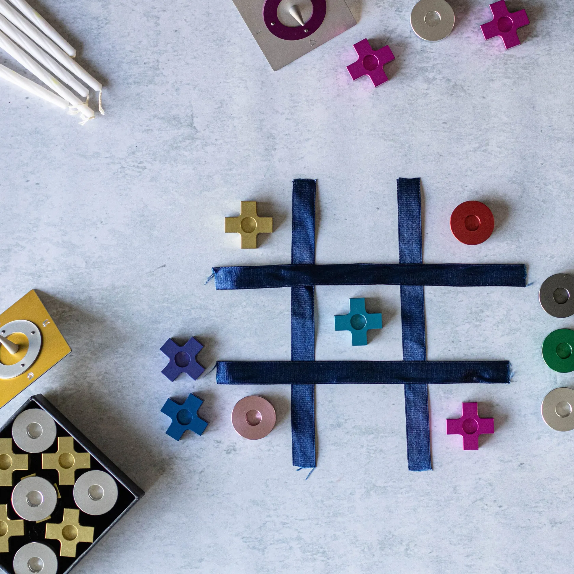 Tic Tac Toe Menorah