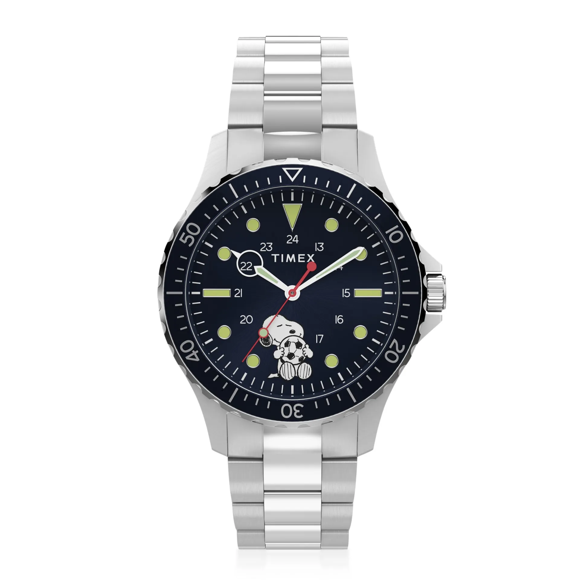 Timex Snoopy Soccer Navi XL Bracelet Watch
