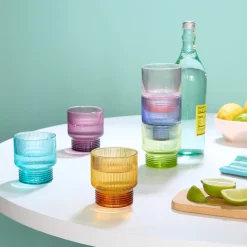 Todo Modo Stacking Glass Tumblers - Set of 6