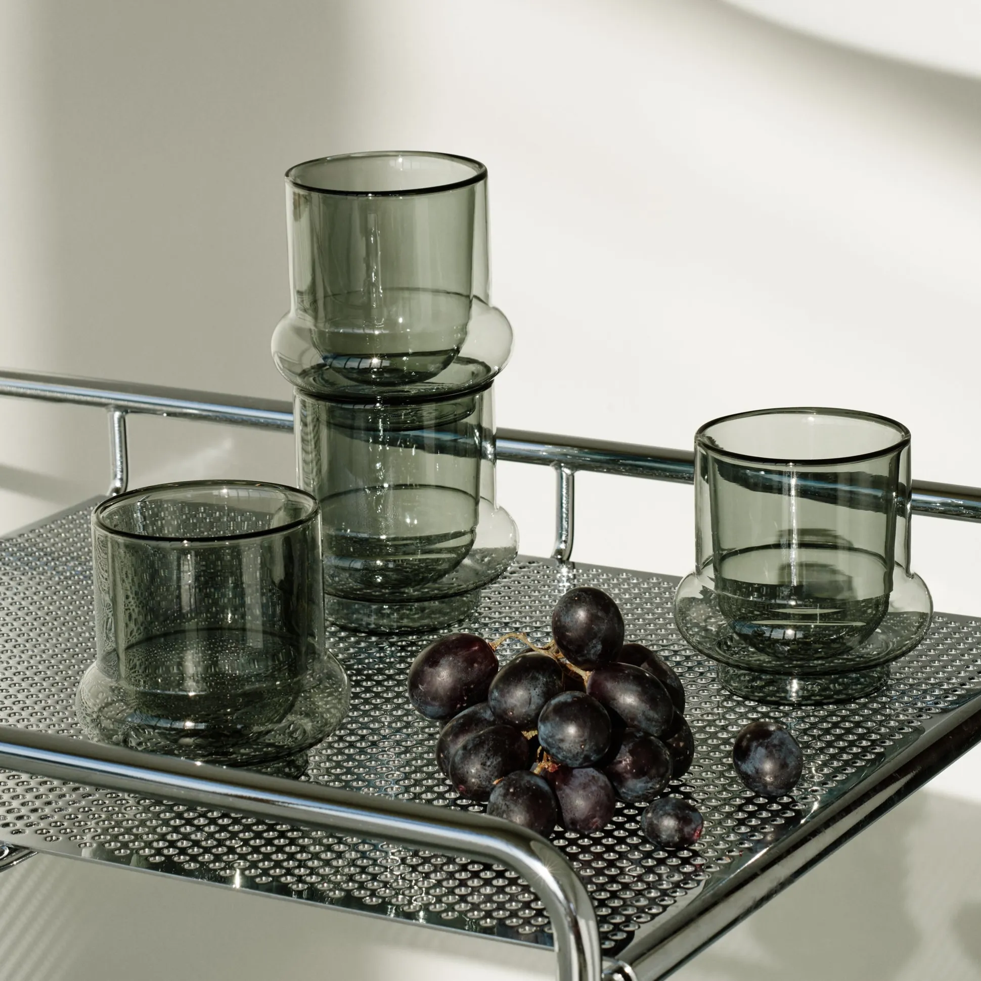 Tom Dixon Bump Insulated Glass Coffee Cups - Set of 2