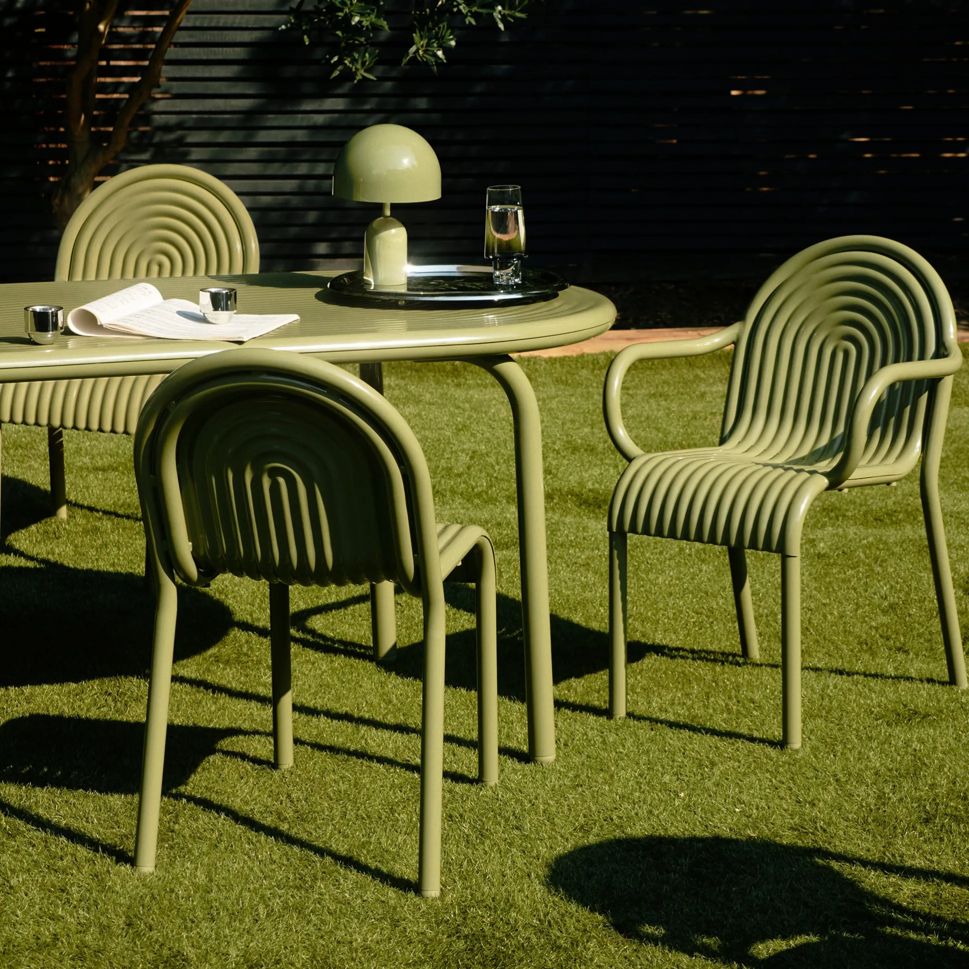Tom Dixon Groove Outdoor Stacking Armchair