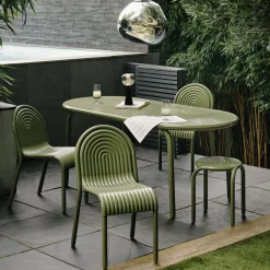 Tom Dixon Groove Outdoor Stacking Side Chair