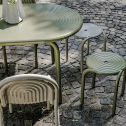 Tom Dixon Groove Stacking Outdoor Stacking Stool