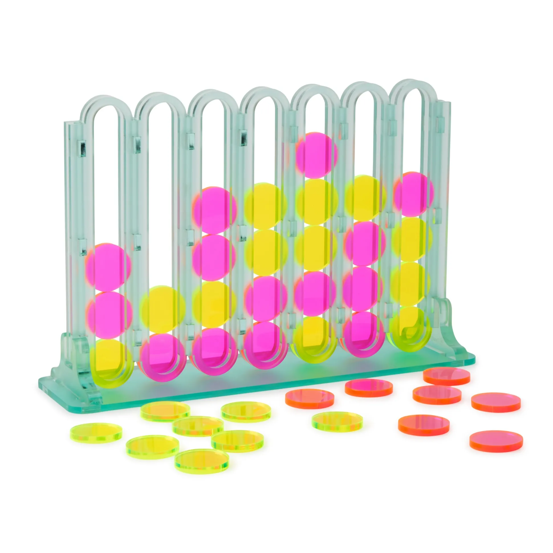 Translucent Four-In-a-Row Game