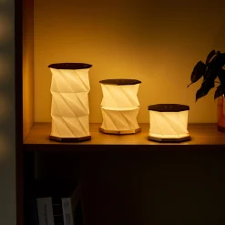Twist Hexagon Portable Table Lamp