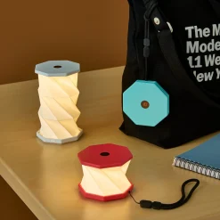 Twist Hexagon Portable Table Lamp