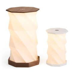 Twist Hexagon Portable Table Lamp
