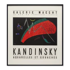 Vasily Kandinsky Aquarelles et Gouaches Framed Poster