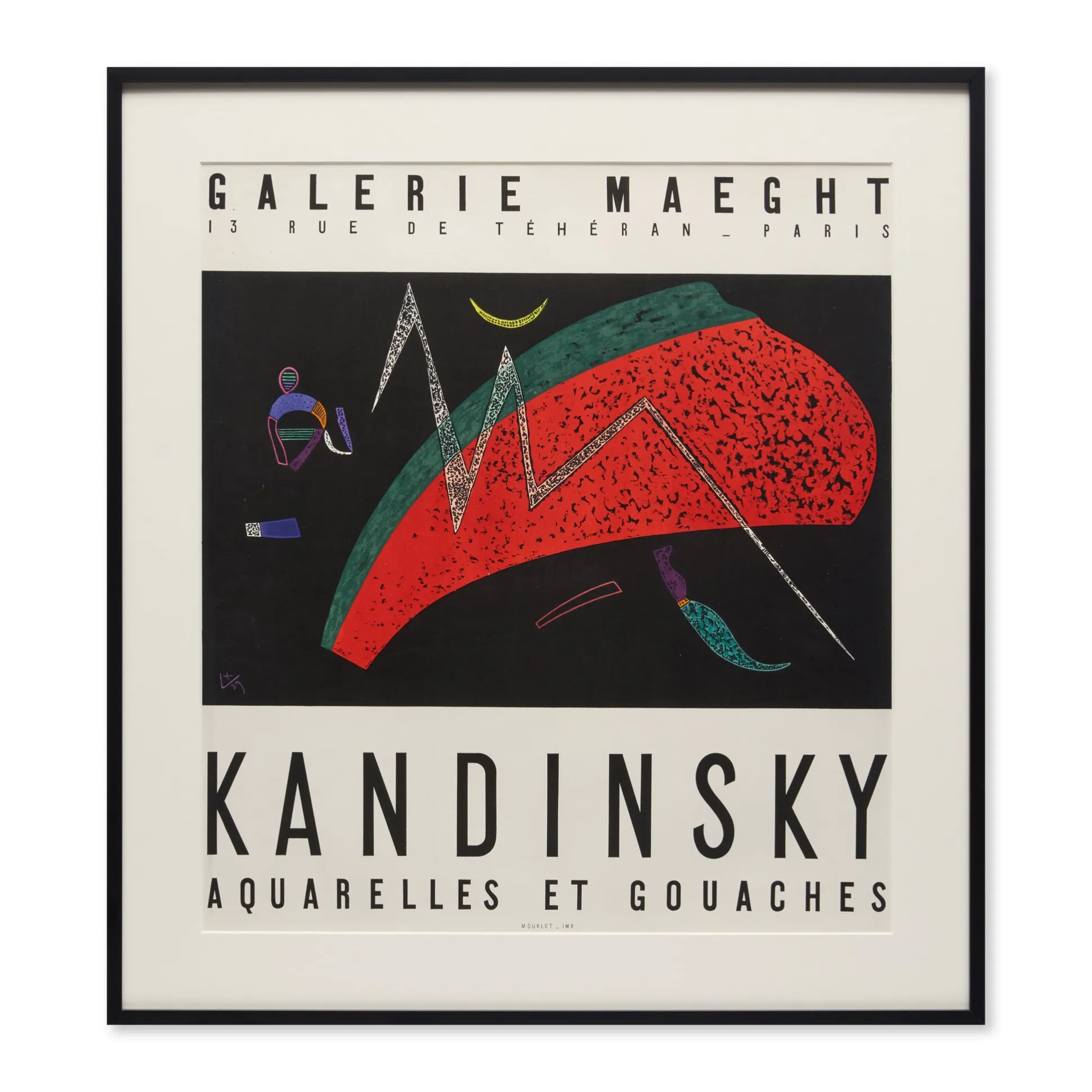 Vasily Kandinsky Aquarelles et Gouaches Framed Poster