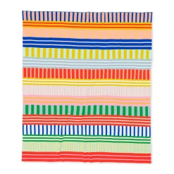 Verloop Patchwork Stripe Throw in Recycled Yarn