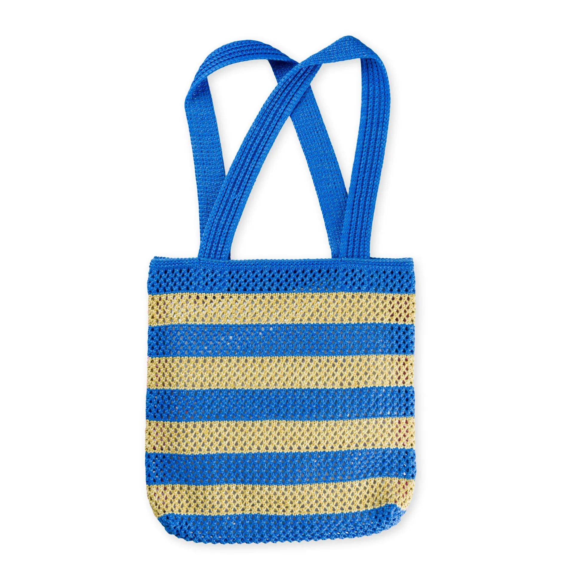 Verloop Striped Raffia Tote Bag