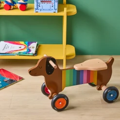 Vilac Dachshund Hot Dog Rider Toy