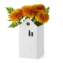 Village House Porcelain Vase - Large