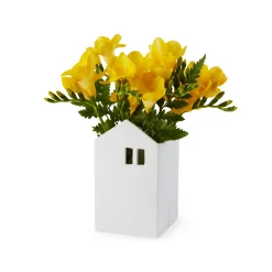 Village House Porcelain Vase - Small