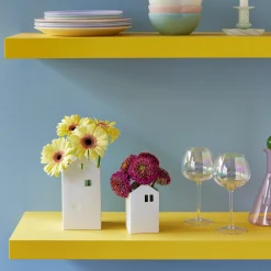 Village House Porcelain Vase - Small