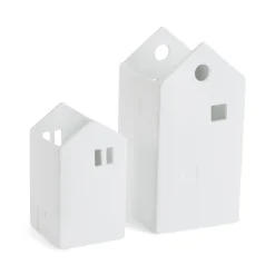 Village House Porcelain Vase - Small