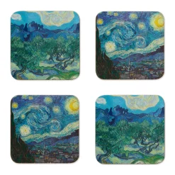 Vincent van Gogh Coasters - Set of 4