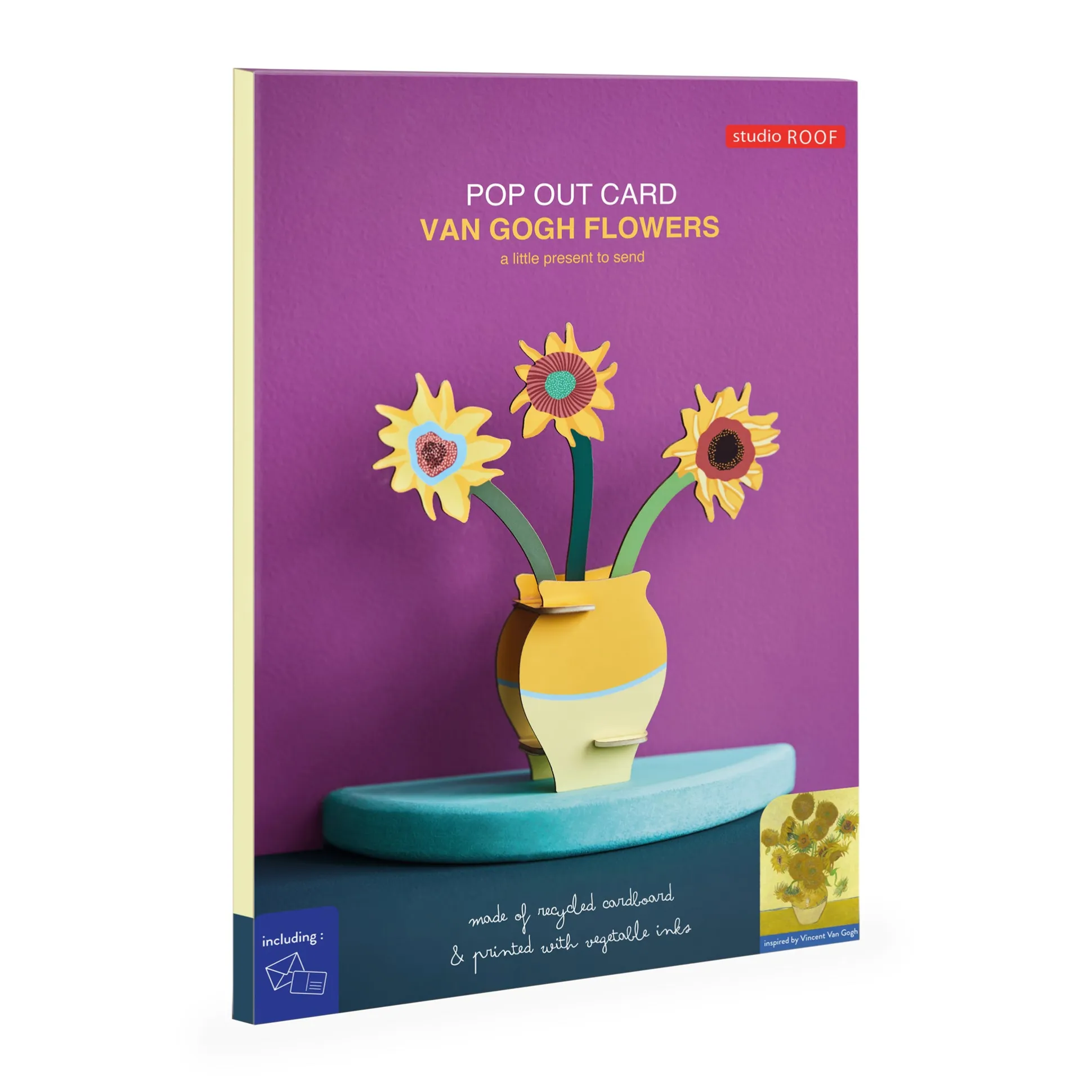 Vincent van Gogh Flowers Pop-Out Greeting Card