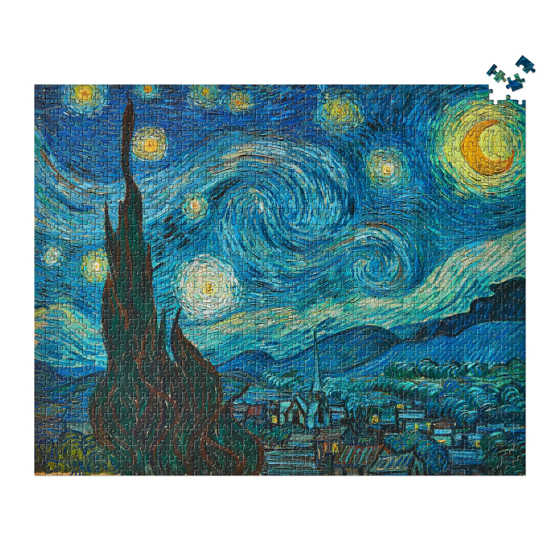 Vincent van Gogh Starry Night Jigsaw Puzzle - 1,000 Pieces