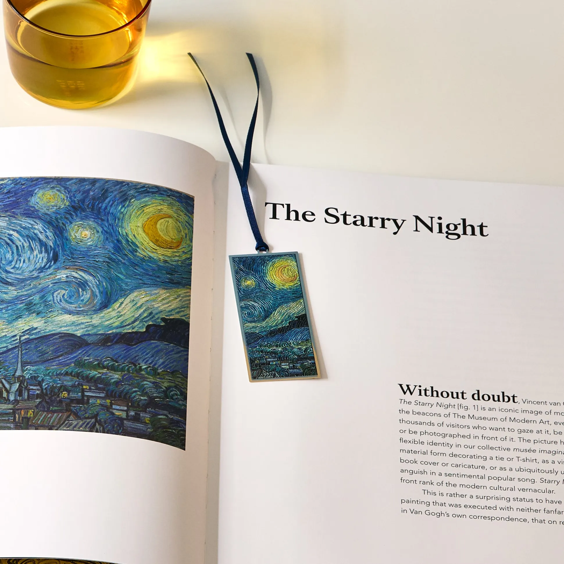 Vincent van Gogh Starry Night Metal Bookmark