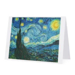 Vincent van Gogh The Starry Night Artist Cards - Set of 8