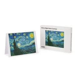 Vincent van Gogh The Starry Night Artist Cards - Set of 8