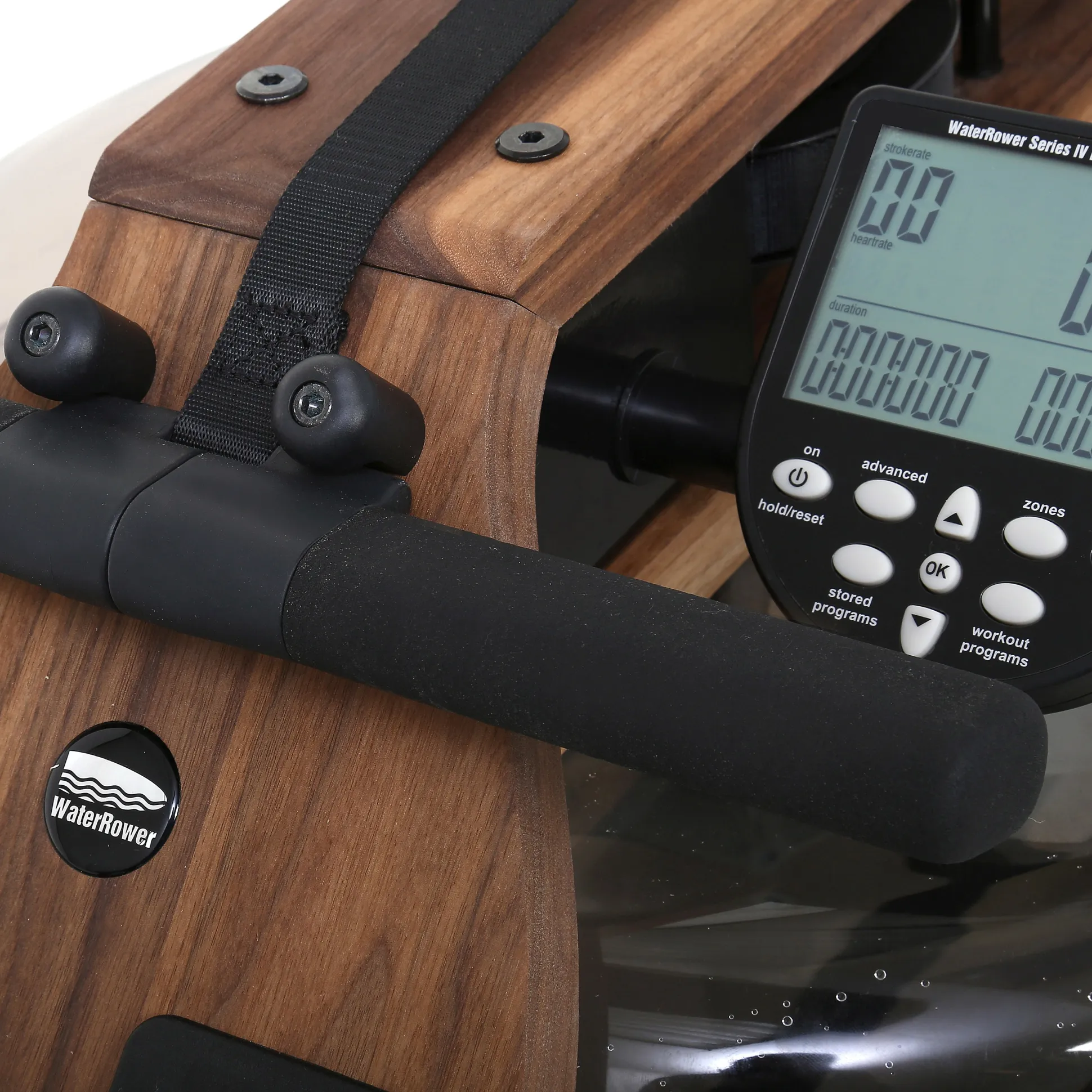 WaterRower Rowing Machine Model #300 S4 in Walnut Wood
