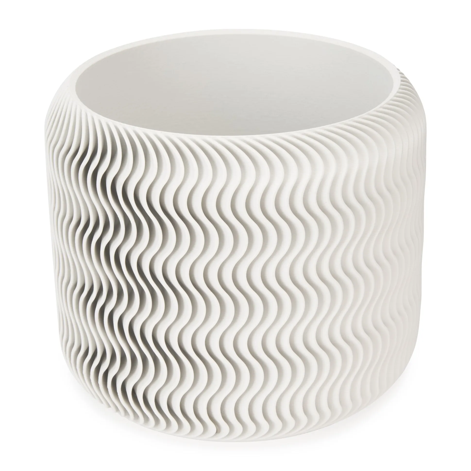 Wavy Pine 3D-Printed Planter