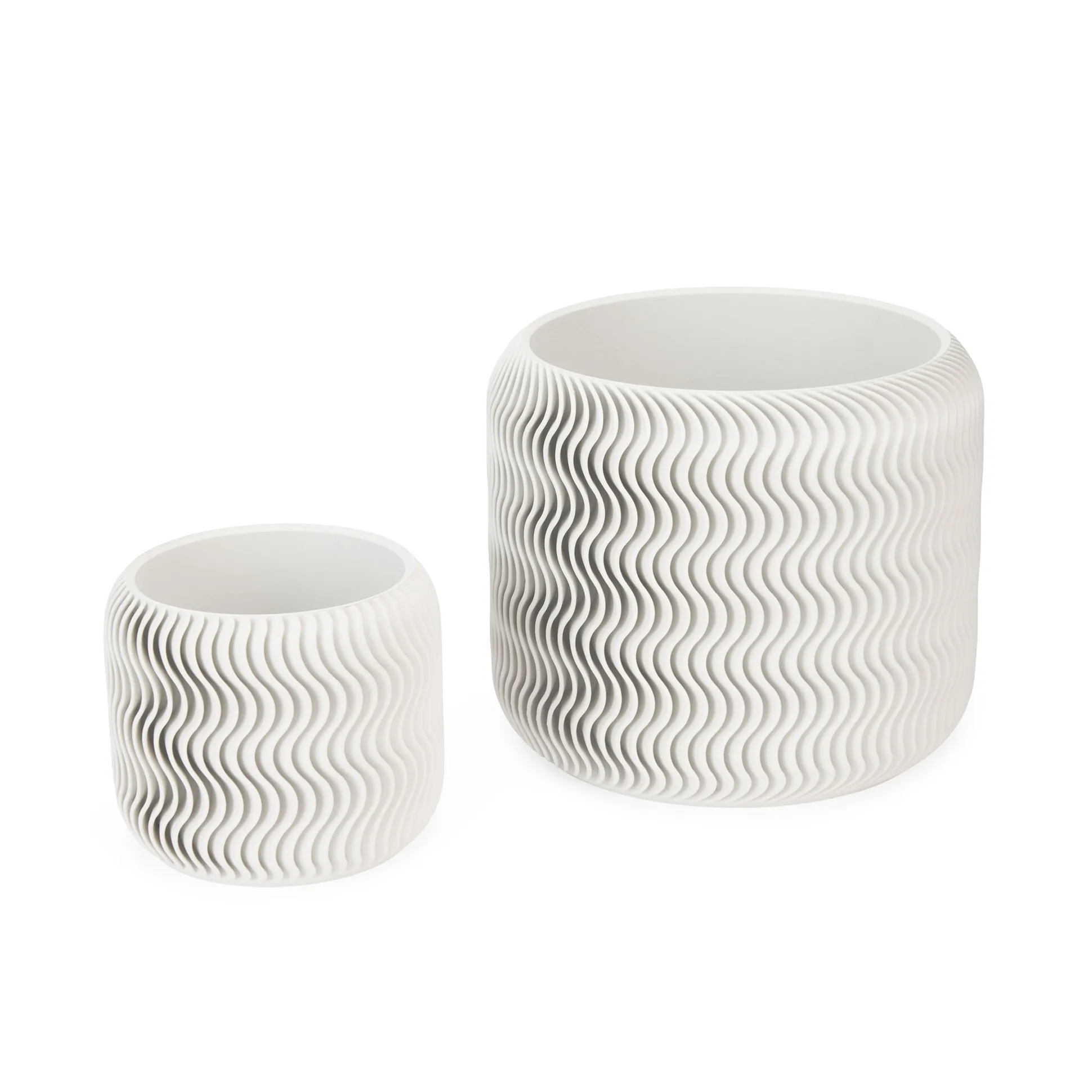 Wavy Pine 3D-Printed Planter