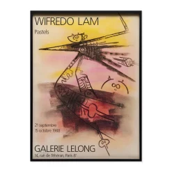 Wifredo Lam Pastels Framed Poster