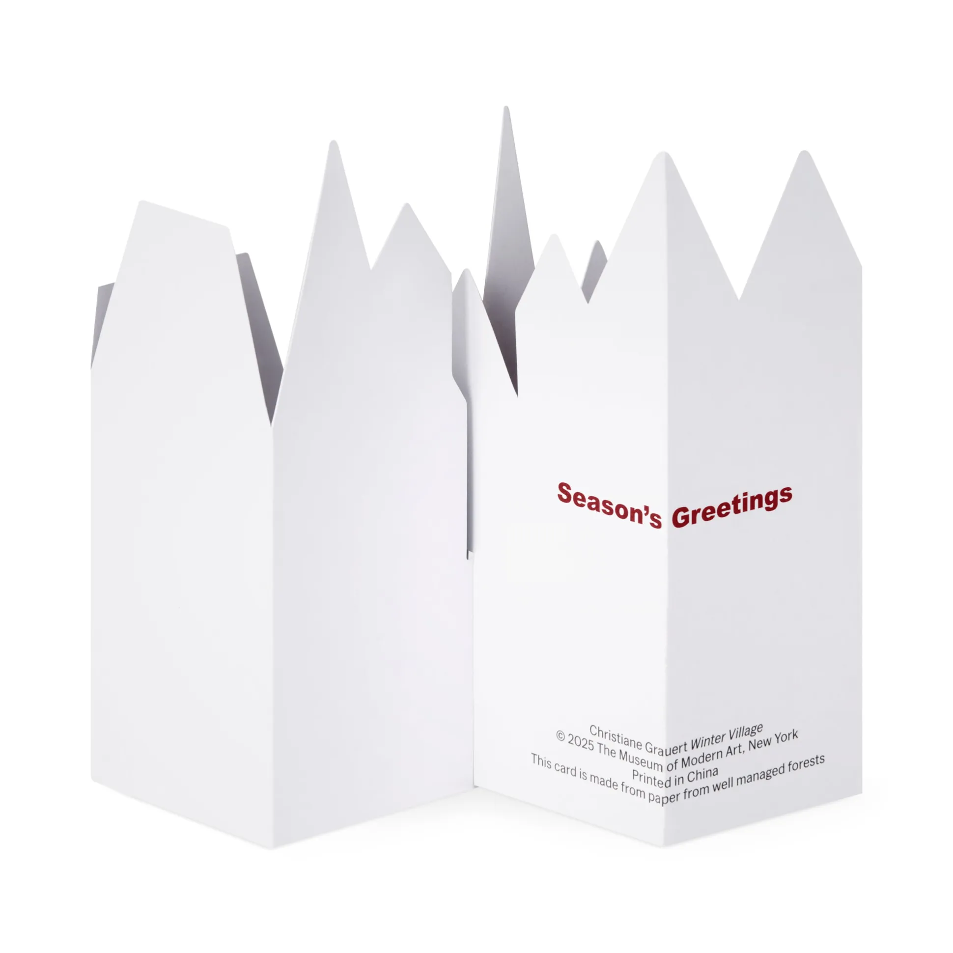 Winter Village Holiday Pop-Up Cards - Set of 8
