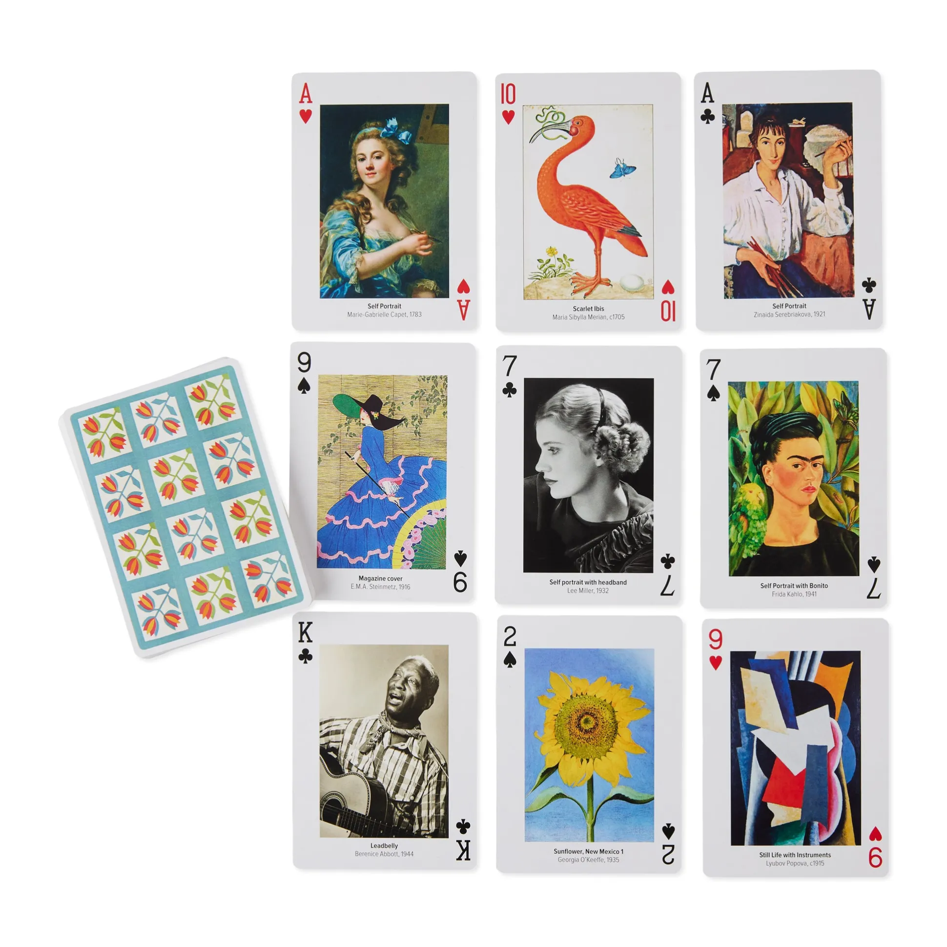 Women Artist Playing Cards