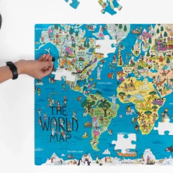 World Map Jigsaw Puzzle - 100 Pieces
