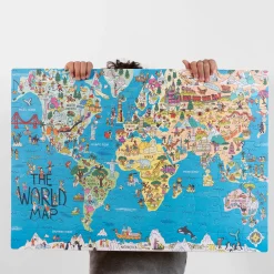 World Map Jigsaw Puzzle - 100 Pieces