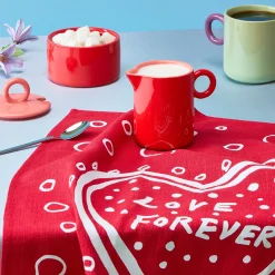 Yayoi Kusama Love Forever Linen Tea Towels - Set of 2